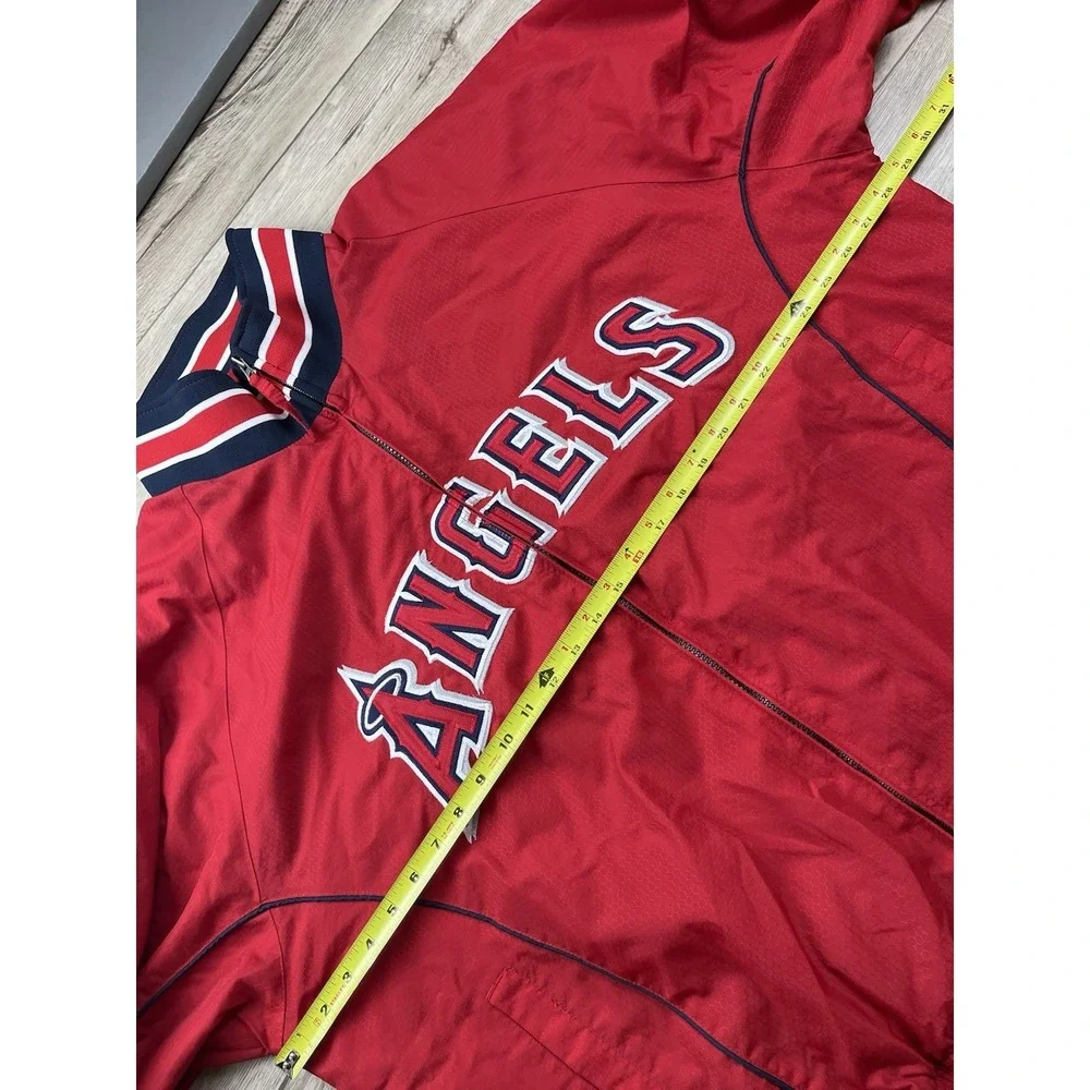 Vintage Anaheim Angels Majestic Men's XXL 2XL Authentic Dugout Bomber Jacket MLB